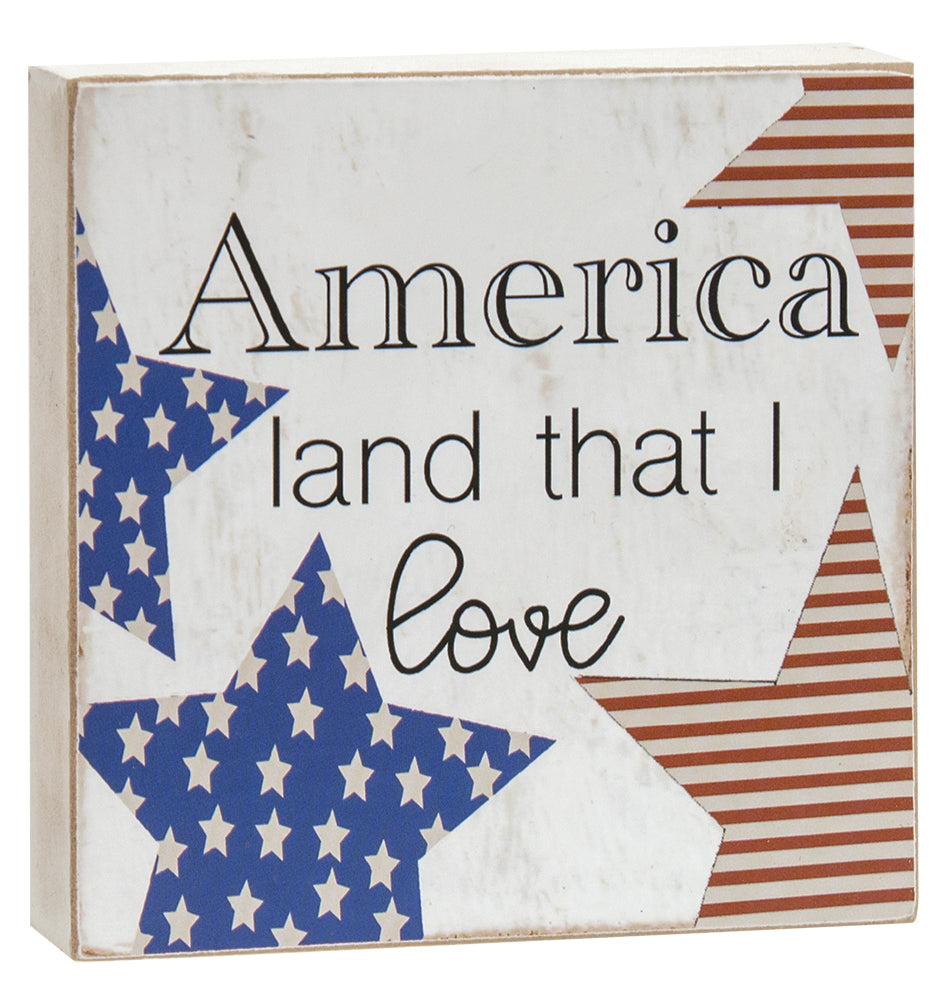 Land That I Love Square Block, 3 Asstd