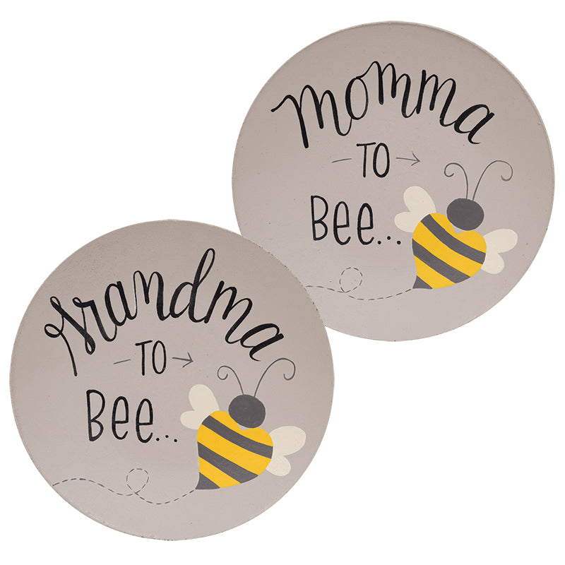 Momma Or Grandma To Bee Plate, 2 Asstd