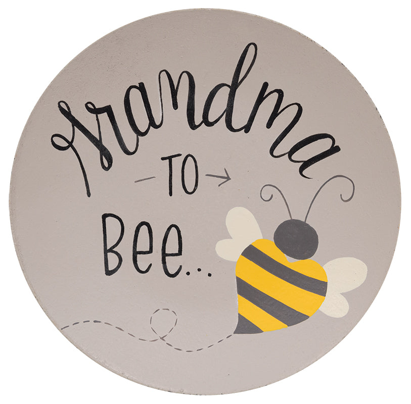 Momma Or Grandma To Bee Plate, 2 Asstd