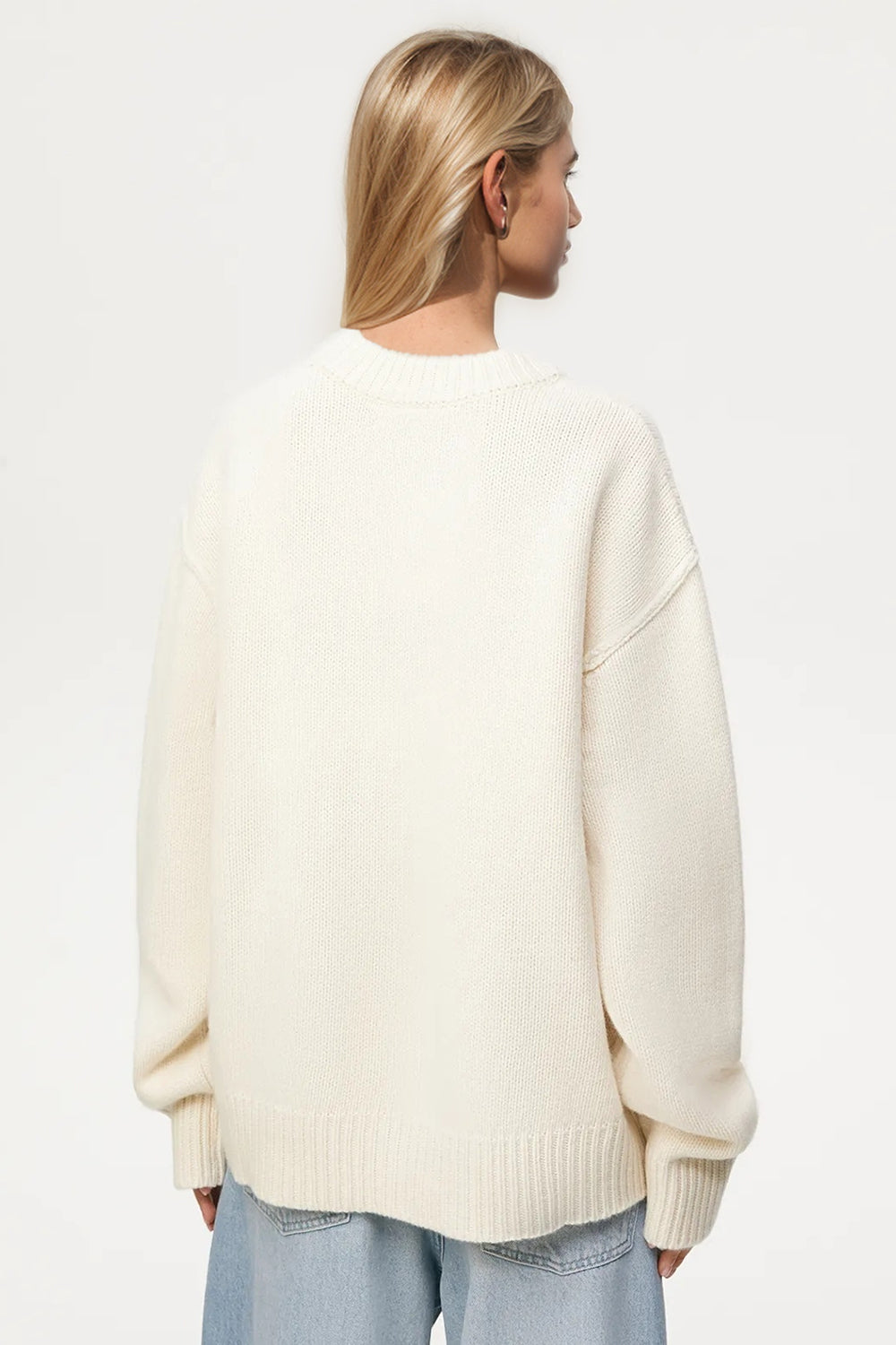 Basic Bae Round Neck Dropped Shoulder Sweater