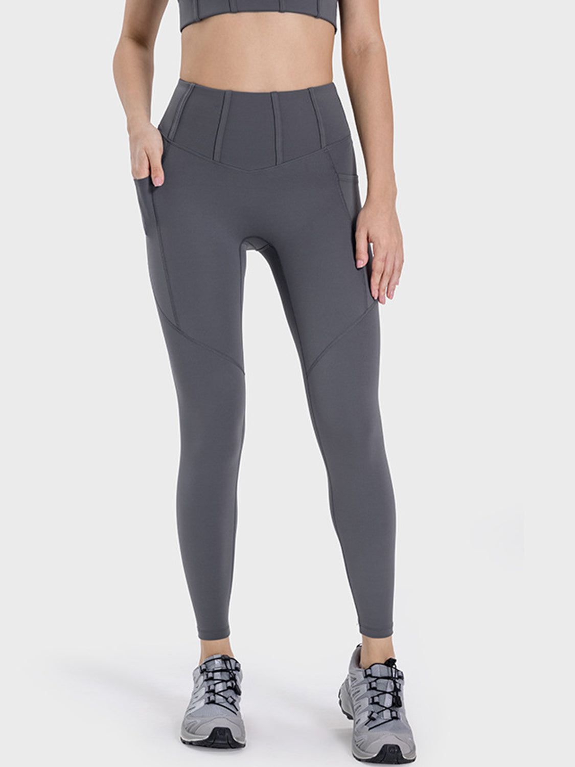 Pocketed High Waist Active Leggings