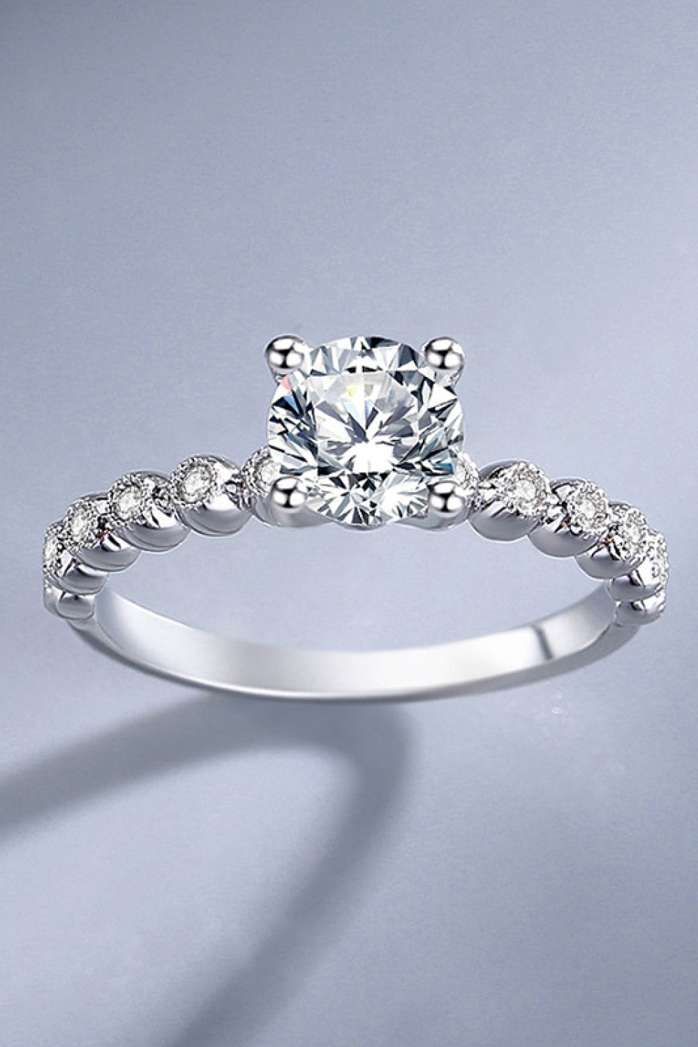 Classic 4-Prong Moissanite Ring