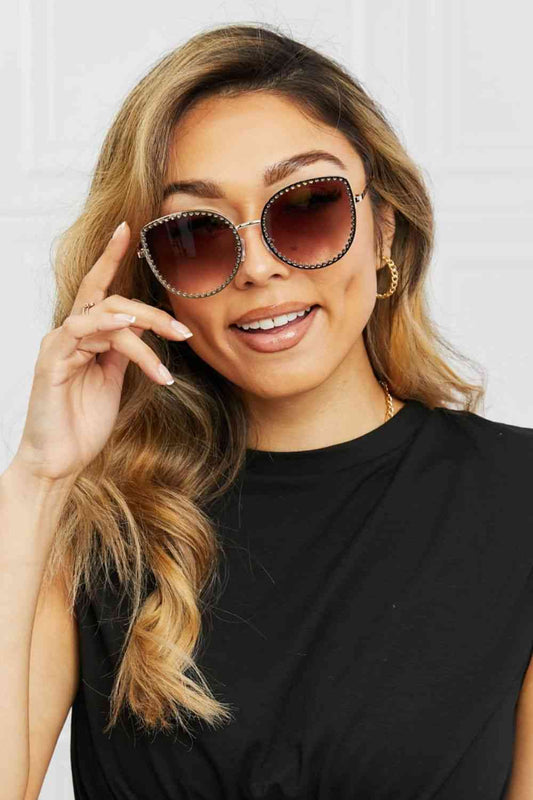 Full Rim Metal Frame Sunglasses