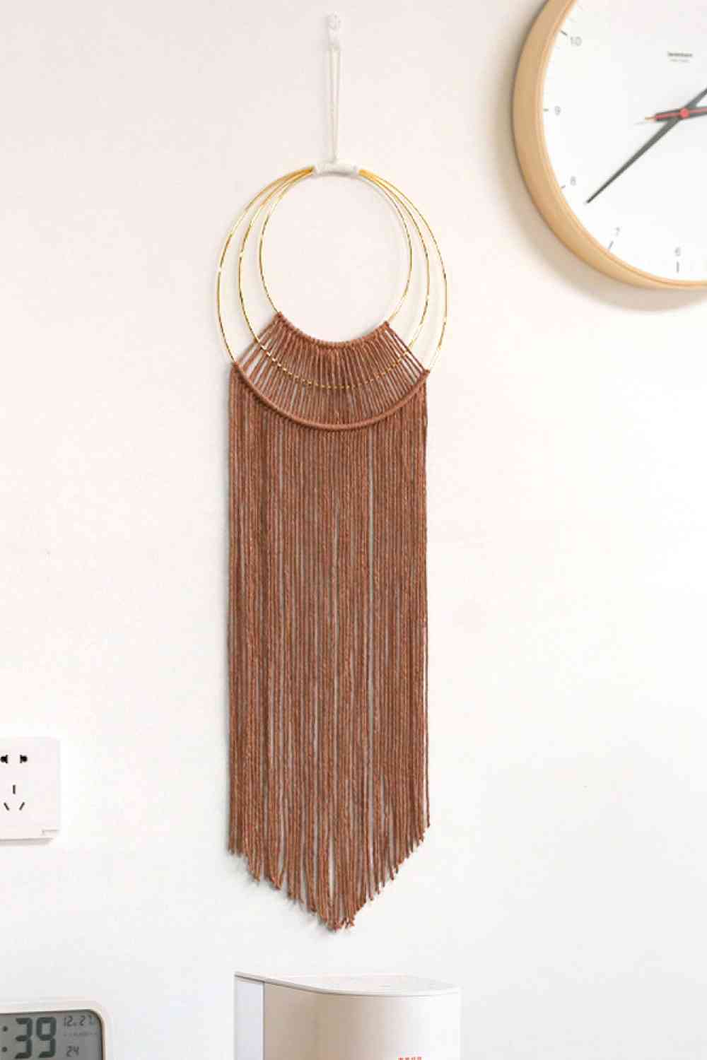 Hoop Fringe Macrame Wall Hanging