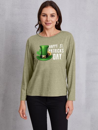 HAPPY ST. PATRICK'S DAY Round Neck T-Shirt