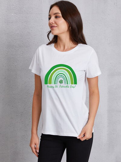 HAPPY ST. PATRICK'S DAY Round Neck T-Shirt