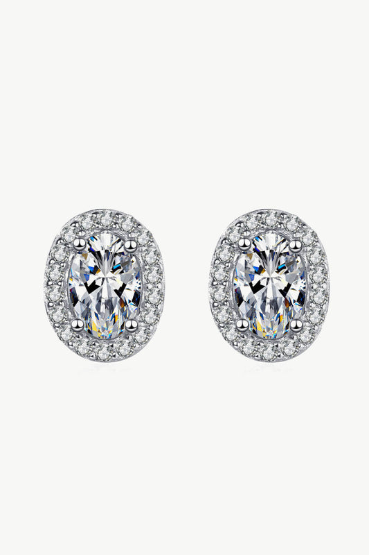 Future Style Moissanite Stud Earrings