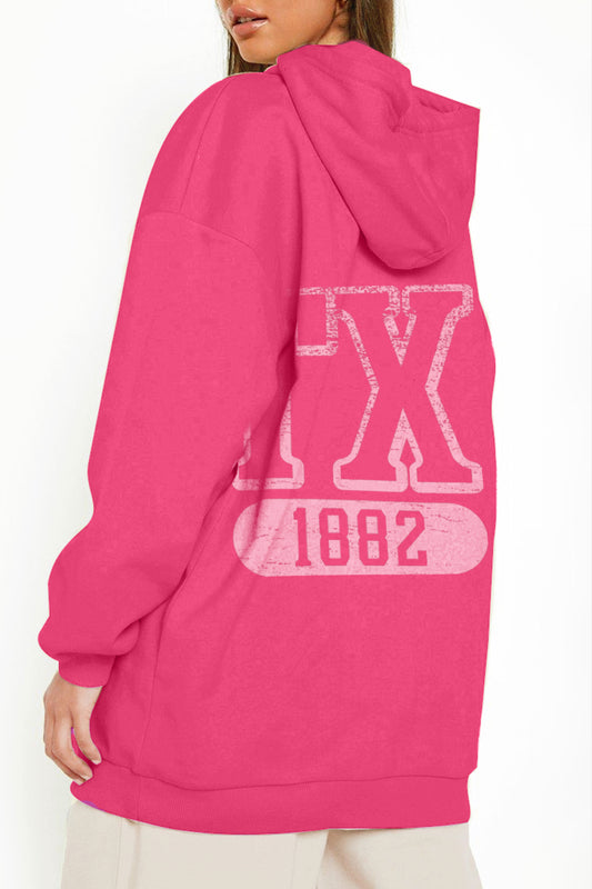 Simply Love Full Size TX 1882 Graphic Hoodie